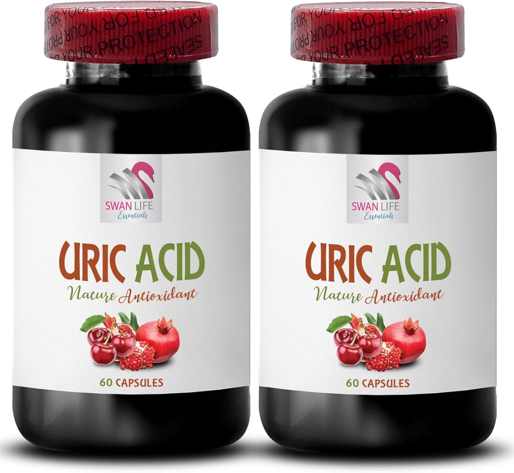 Crystals d'acide urique - ACID URIC - gestion de l'acide urique, équilibre de l'acide urique, acide urique et articulation, suppléments pour l'acide urique, suppléments à l'acide urique inférieur, grains de café vert 2Bot 120Cap