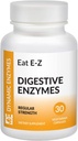 Mangez E-Z (30 Compte) Enzymes digestifs pour la santé des Guts; Anti-flux; Enzyme digestif pour le soutien immunitaire