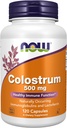 MAINTENANT compléments alimentaires, colostrum 500 mg, immunoglobulines d'origine naturelle et lactoferrine, 120 gélules