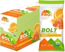 PROBAR - BOLT Organic Energy Chews, Orange, Non-GMO, Gluten-Free, USDA Certified Organic, Healthy, Natural Energy, Fast Fuel Gummies with Vitamins B & C (12 Count)