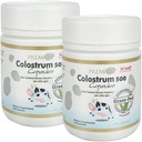 (Pack de 2) Hi Well Premium 100% Pure New Zealand Bovine Grass-Fed Colostrum 500 120 Capsules