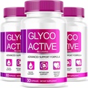 Glyco Active, Glyco Active Capsules, Glyco Active Advanced Formula, Glyco Active All Natural Formula Pills, Glyco Active Capsulas Reviews, 90 Capsules pendant 3 mois