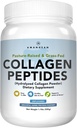 Poudre de peptides de collagène d'AMANDEAN (17,6 oz). Supplément protéinique hydrolysé alimenté par l'herbe. Promotion des articulations saines, de la peau, des cheveux, des ongles. Non aromatisé et facile à mélanger.