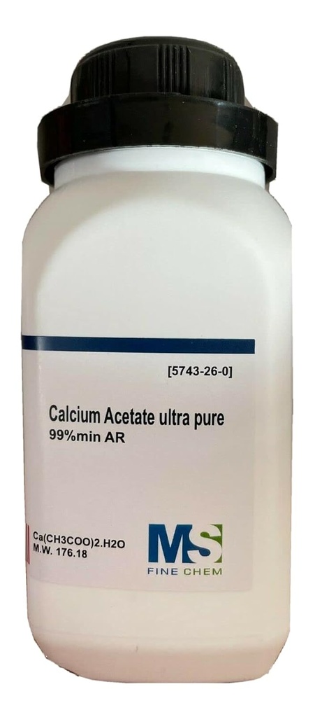Acétate de calcium, ultra pur, 99 % min. 100 grammes