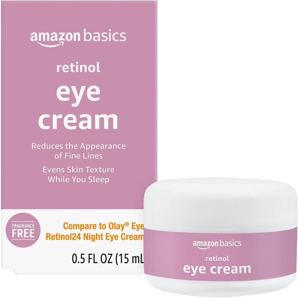   Basics Retinol Eye Cream, Fragrance Free, 0.5 Ounces, 1-Pack