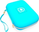 CASEMATIX 8 " Turquoise Asthma Inhaler Case pour Voyage convient espacateur, masque et accessoires, comprend cas seulement
