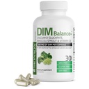 Bronson DIM Balance+ Calcium D-Glucarate, les germes de brocoli et la vitamine D3 200 MG de DIM par gélule soutient le métabolisme et les taux équilibrés d'hormones non OGM, 30 capsules végétariennes