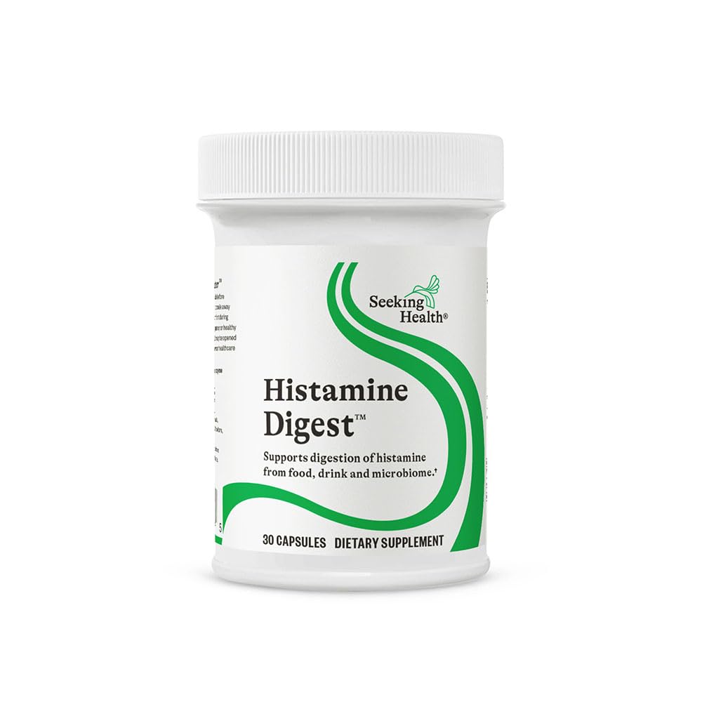 Recherche d'enzyme DAO santé - anciennement Histamine Digest, supplément enzymatique DAO pour l'intolérance alimentaire à l'histamine, soutient la santé digestive, l'estomac relevé (30 capsules)*