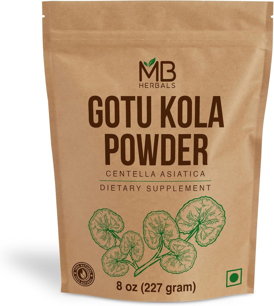 MB Herbals Gotu Kola poudre 8 oz (0,5 lb / 227 Gram)