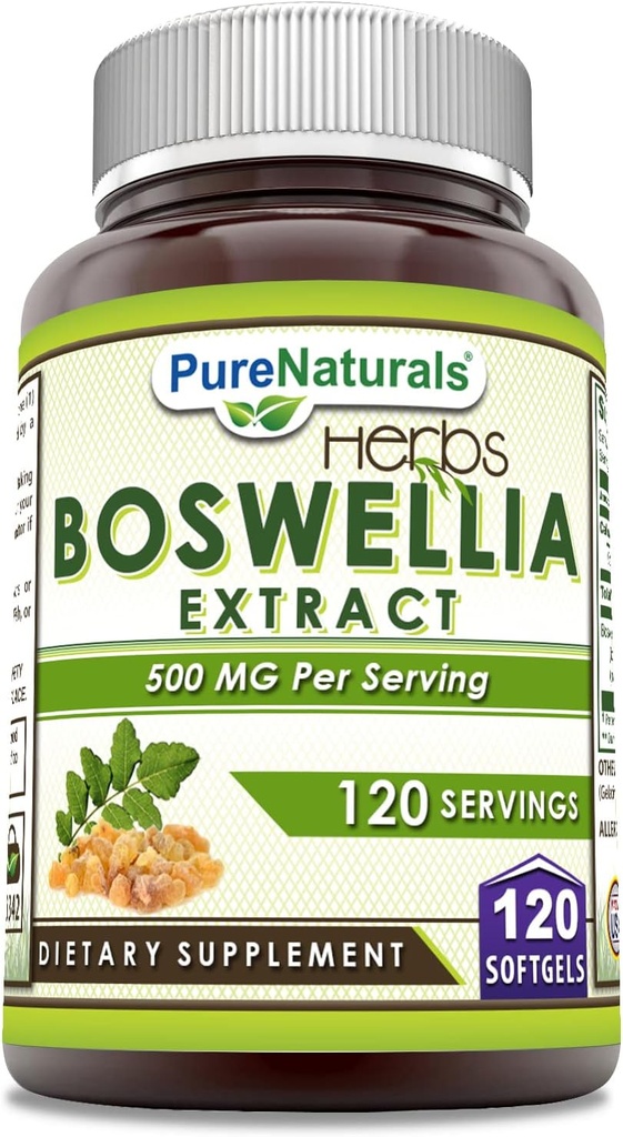 Extrait de Boswellia pur naturel 500 Mg.