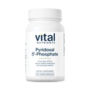 Nutriments vitaux Pyridoxal-5 Phosphate Activé Vitamine B6-méthylé B6 pour le métabolisme, le SPM et le soutien menstruel*