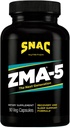 SNAC ZMA-5 Supplément d'aide au sommeil, promouvoir la récupération et la croissance musculaires, le soutien immunitaire, et le sommeil restauratif avec le zinc, le magnésium et 5-HTP, après l'entraînement, avant le lit ZMA suppléments 90 Capsules Veggie