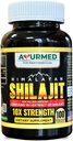 Pure Organic Himalayan Shilajit Capsules (Shilajeet) pour hommes et femmes - Équivalent de 5000 mg - Natural Energy & Stamina Booster - 100 Capsules de Vég.