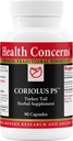 Préoccupations de santé Coriolus PS – Dindon Tail Supplément de champignons pour le soutien immunitaire et la santé Gut – Microbiome Balance – Herbe chinoise refroidissante – 1500mg Dindon Tail par portion – 90 Capsules