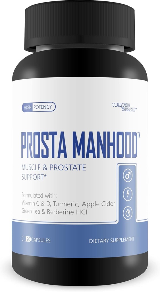 PROSTA MANHOOD - All-in-One Prostate Support - Promote Prostate Health - Support Blood Flow, Kidney Health, Normal Prostate Size - Promote Healthy Prostate Function - Healthy Prostate Genex Supplement