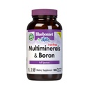 Supplément Multi Minéraux Bluebonnet Plus Boron Magnésium chélaté Cuivre Sélénium Manganèse Complexe Chromium et zinc pour les femmes et les hommes - Sans fer, sans OGM, sans gluten - 180 capsules végétales