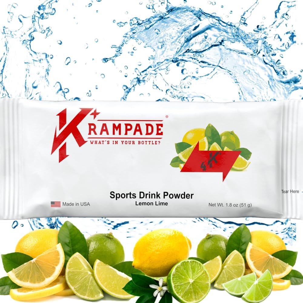 Supplément potassique en poudre de Krampade électrolytes - 4000 mg K+, >4X Plus que de l'eau de coco