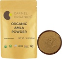 CARMEL Organics Organic Amla/Amlaki (Emblica officinalis) Poudre de fruits 16 Oz ou 1 Lb (Pack de 1). Pas d'OGM & sans gluten.