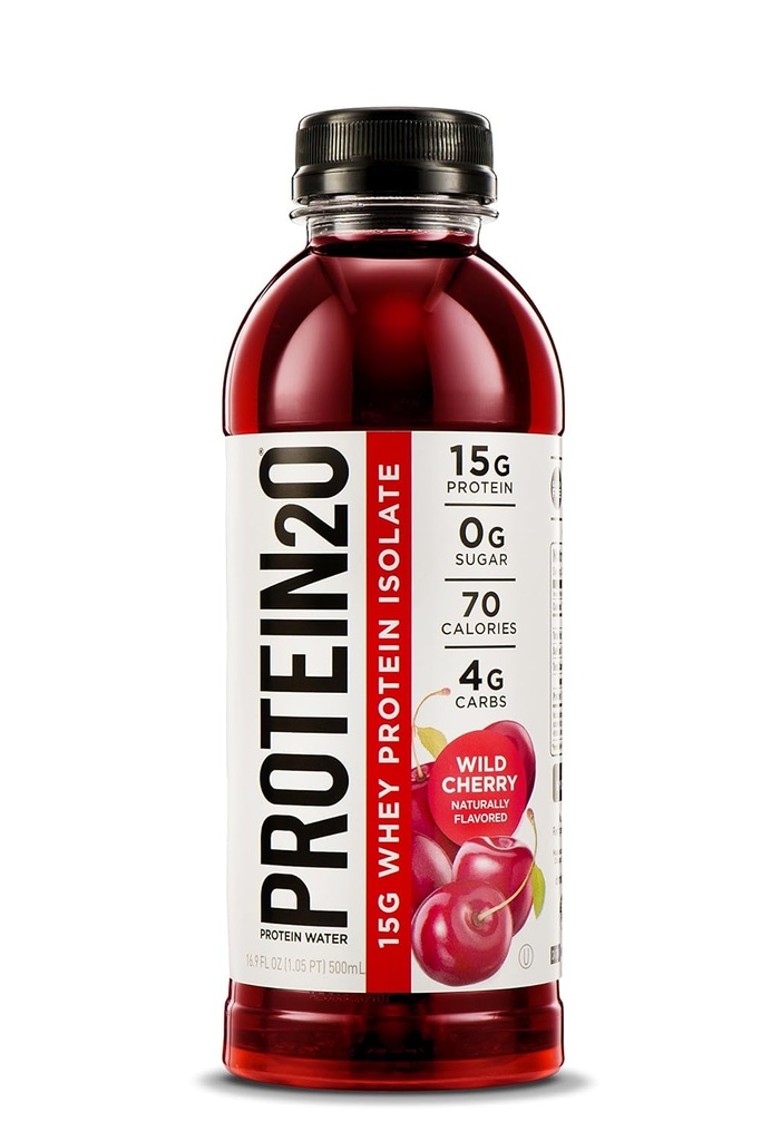 Protéines 2o Aromatisées Eau, Berry Splash, 12 paquets