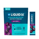 Liquid I.V.® Hydration Multiplier® - Açaí Berry - Hydration Powder Packets | Electrolyte Powder Drink Mix | Convenient Single-Serving Sticks | Non-GMO | 16 Servings (Pack of 12)