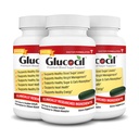 Glucocil – Softgels - Support de sucre de sang Premium - Plus de 2 millions de bouteilles vendues - Supporte tous les 3 essentiels de sucre de sang - Depuis 2008, avec Berberine, la feuille de mûre propriétaire, et plus, 3-pack