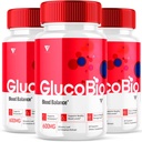 (3 Pack) GlucoBio Capsules de soutien à la santé et au mieux-être Gluco Bio Pills, Gluco Bio Natural Vitamine Supplément général de soutien à la santé et au mieux-être, BioGluco Capsules (180 Capsules)