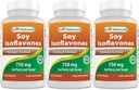Meilleures Isoflavones de soja naturel 750 mg 120 Capsules (120 Nombre (paquet de 3))
