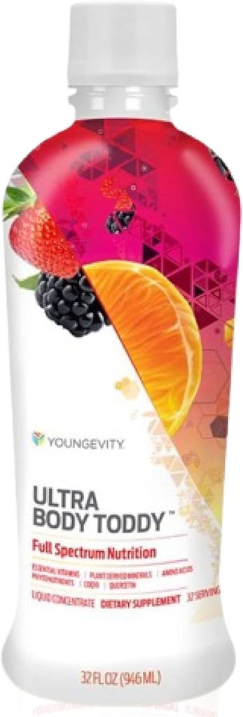 Youngevity Ultra Body ToddyTM - Supplément minéral multivitamine Mega nutritif pour hommes et femmes - Absorption accrue - Phytonutriments - Acides aminés (32 Fl Oz, paquet de 2)