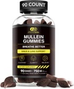 EFFECTIVE NUTRA 9in1 Mullein Gummies | Lung and Sinus Support for Cleanse, Clarity, and Relief | Vegan, Gluten-Free, Non-GMO Supplement | Natural Berry Flavor, 45-Day Supply, Made in USA (90ct)
