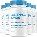 (5 Pack) Alpha Labs, Alpha Labs Capsules, AlphaLabs, Alfa Labs, Alpha Labs Max Performance, Advanced Formula, Alpha Labs, Alpha Strength Labs, Alpha Labs Capsules, 300 Capsules pendant 5 mois