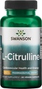 Swanson L-Citrulline - Supplément naturel favorisant la santé cardiovasculaire et le soutien énergétique - aide à augmenter la circulation - (60 capsules, 850mg chacune)