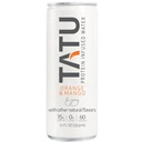 TATU Protéine prête à boire Infusion d'eau Mangue orange 4 Pack. 15 grammes d'isolat de protéines de lactosérum, 0 grammes de sucre, seulement 60 calories. Lemon Ginger et Orange Mango. Sans gluten, sans lactose.