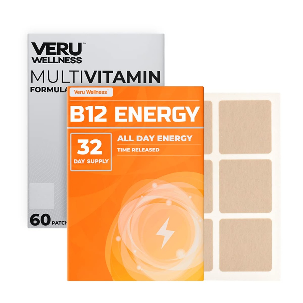 Bariatrique Multi,B12 avec fer - Bypass gastrique post bariatrique et gastrectomie à manches - Patch non ingéré (60 jours)