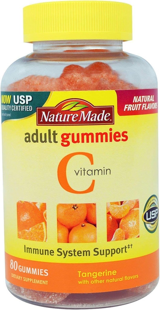 Nm Gummies adultes Taille de la vitamine 80ct Pv Gummies adultes Vitamine C 80ct