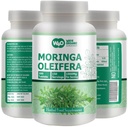 Moringa Capsules de poudre de feuilles (comprimés) - 300 pilules, 150 portions, 1000 mg (1 boîte)