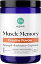 Ora poudre monohydratée de créatine biologique - Creavivitalis pour la force d'origine allemande, elevATP pour l'énergie, D-Ribose et Taurine pour la récupération - Créatine pour les femmes et les hommes - Acai Berry Flavor, 30 portions