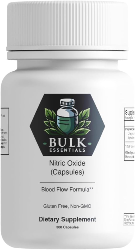 Nitric Oxide Capsules - 1000mg per Serving (300 Count)