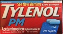 Tylenol PM Caplets de force supplémentaires (225 ct.) (2 boîtes)