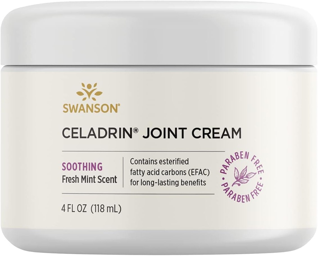 Crème articulaire Swanson Celadrin 4 fl Ounce (118 ml) Crème