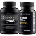 Nugenix Essentials Shilajit et Total-T Testostérone Booster pour hommes