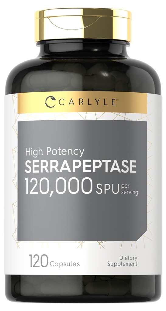 Carlyle Serrapeptase 120000 SPU.