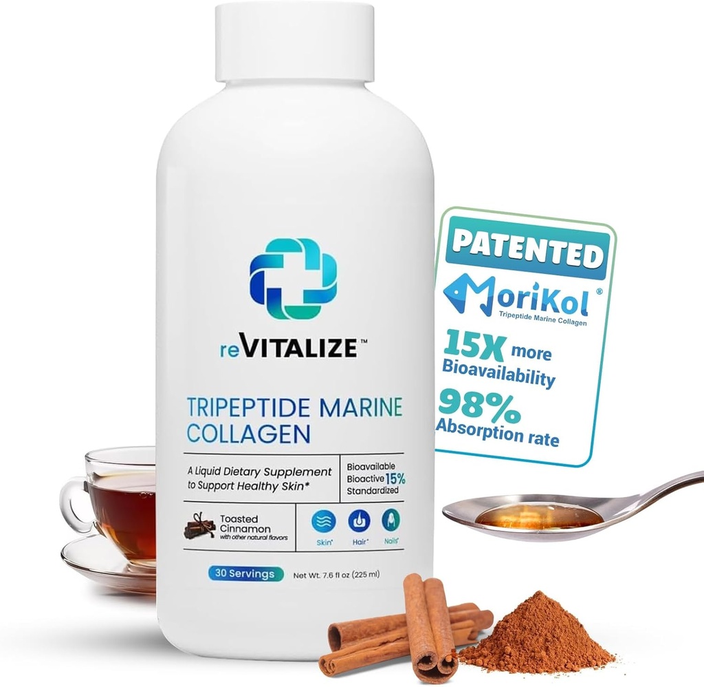 Collagène liquide pour les femmes et les hommes - 1000mg Peptides hydrolysés avec 15 % de tripeptides.