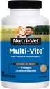 Nutri-Vet Multi-Vite Chewables pour chiens adultes, supplément quotidien multivitamine et minéral pour la santé globale, le soutien immunitaire et la nutrition équilibrée, 180 Compte