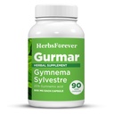 Herbsforever Gurmar Capsules Extract Gymnema Sylvestre 7:1=90 Capsules végétaliennes.