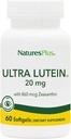 NaturesPlus Ultra Lutein 20 mg - 60 Softgels - Nutritional Support for Healthy Eye Function - 60 Servings