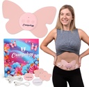 Relief Pink-Period Crampes Dispositif de soulagement de la douleur, masseur de crampes pour les maux de dos menstruels et inférieurs, réduit l'endométriose, unité TENS PMS, sans fil ou filaire, support de cycle naturel