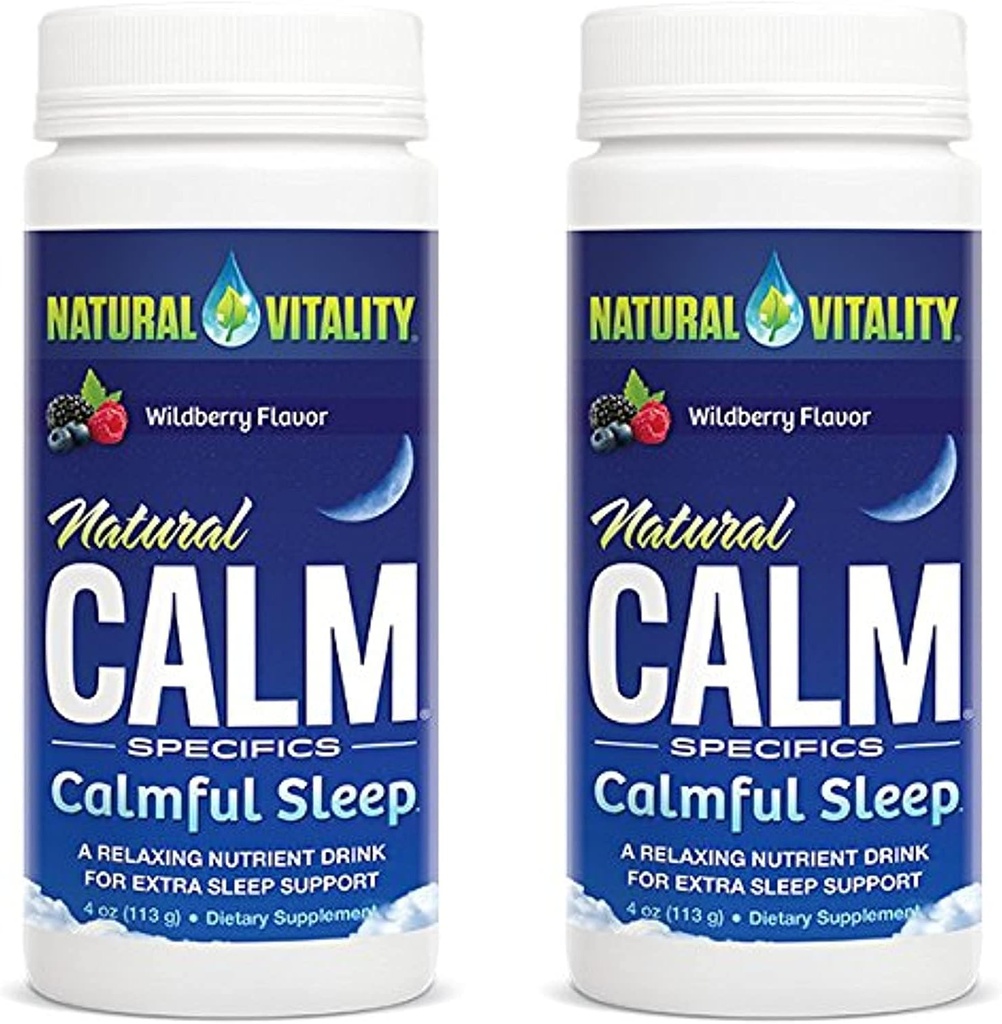 Vitalité naturelle Spécifiques de calme naturel Sommeil calme (flaveur de baies sauvages), 2 Pack