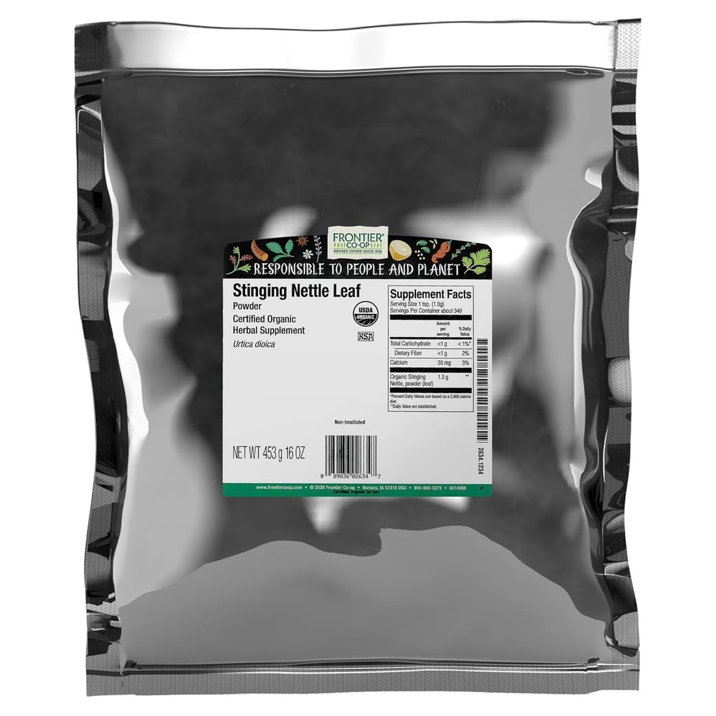 Frontier Co-op Organic Ground Sting Nettle Leaf 1lb