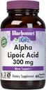 BlueBonnet Alpha acide lipoïque 300mg - puissant supplément de soutien antioxydant pour les femmes et les hommes - non-OGM, végétalien, casher - sans gluten, sans soja, sans lait - 60 capsules végétales