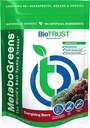 BioTrust Metabo Greens Superfood Powder - Super Greens Poudre, Fruits et Mélange de Véggie avec Spectra cliniquement étudié - Non OGM, sans soja, sans gluten, sans lait, sans parfum de baies énergétiques (30 portions)
